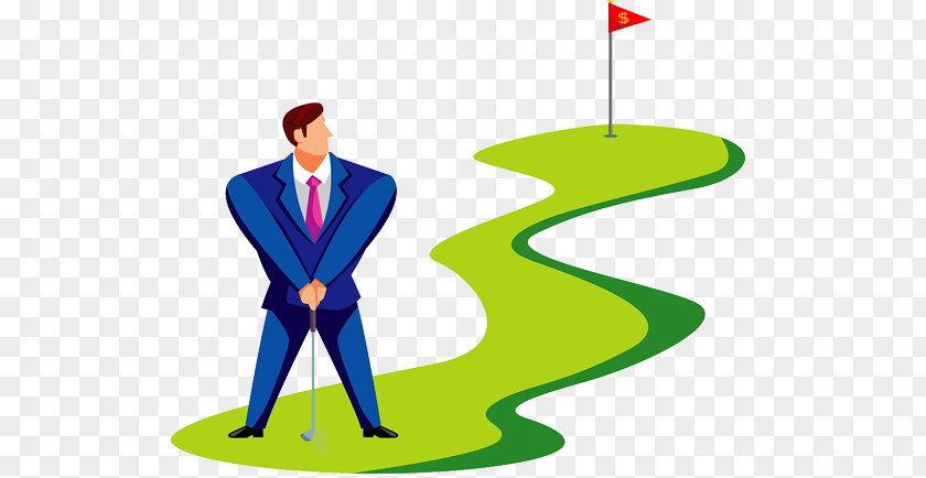 Golf Course Illustration PNG