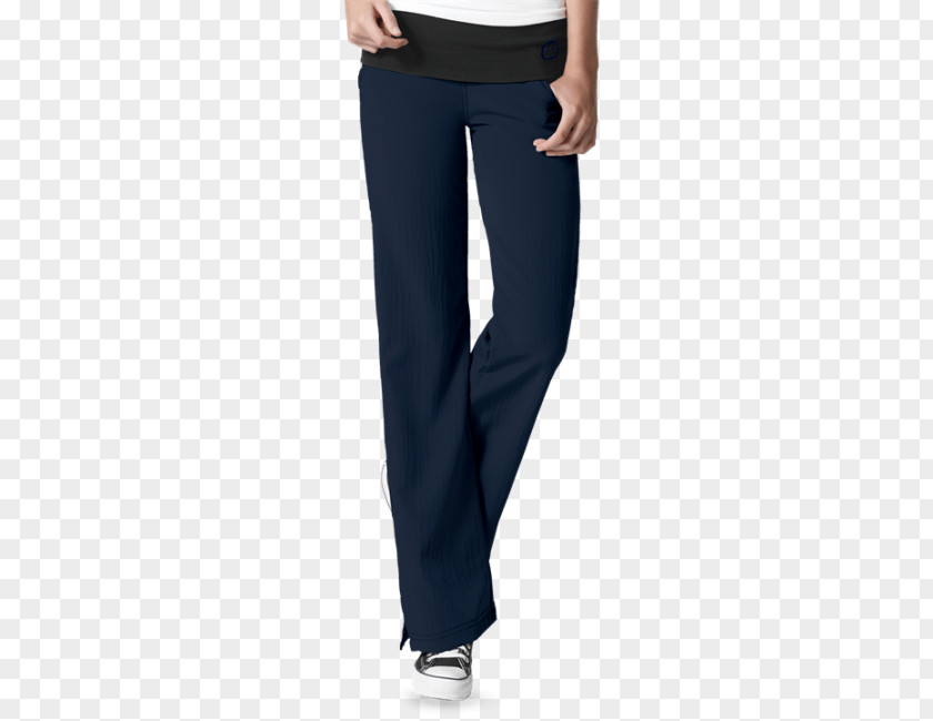 Jeans Scrubs Waist Pants Top PNG