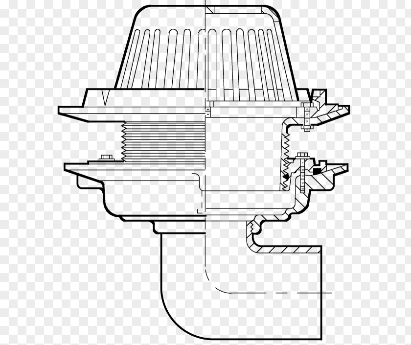 JR Smith Flat Roof Drain Architectural Engineering Jay R. MFG. Co. PNG