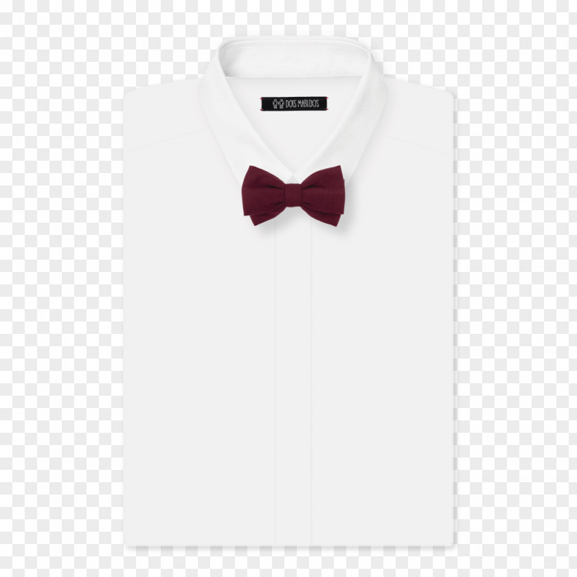 Marsala Necktie Collar Bow Tie Dress Shirt PNG