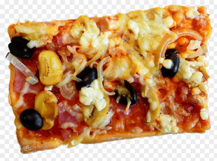 Pizza Sicilian California-style Food PNG