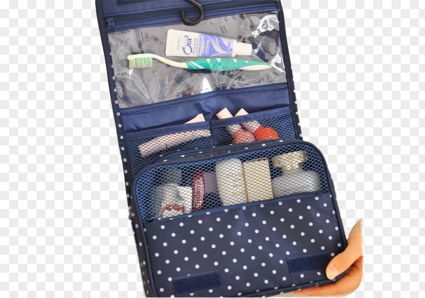 Korea Travel Cosmetic & Toiletry Bags Waszak Material PNG