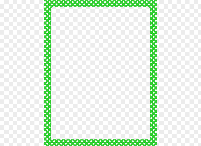 Lime Border Frame HD Polka Dot Red Clip Art PNG