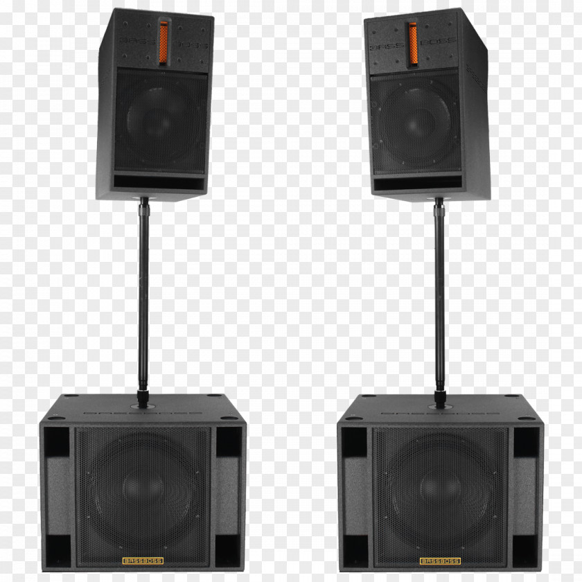 Loudspeaker Subwoofer Audio Sound Powered Speakers PNG