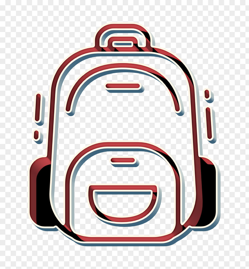 Small Appliance Baggage Backpack Icon Backpacker Hiking PNG