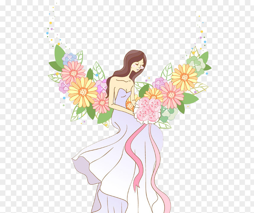 Bunny Bride Wedding Invitation PNG