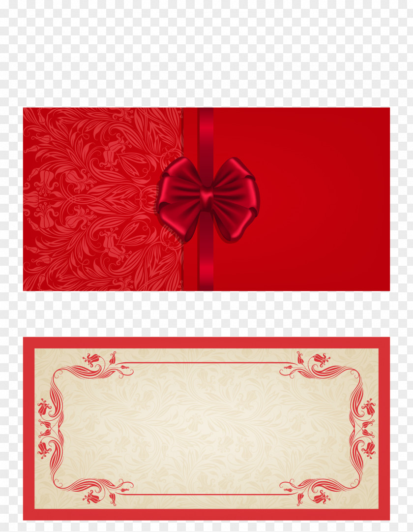 Hand Painted Red Card Invitation Wedding Paper Greeting Business PNG