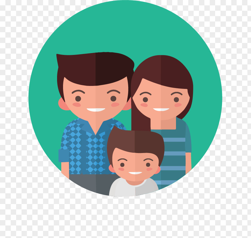 Happy Family Facial Expression Cartoon Clip Art PNG
