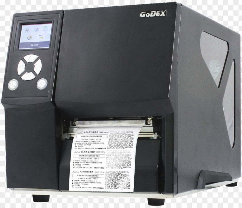 Printer Label Thermal-transfer Printing Barcode PNG