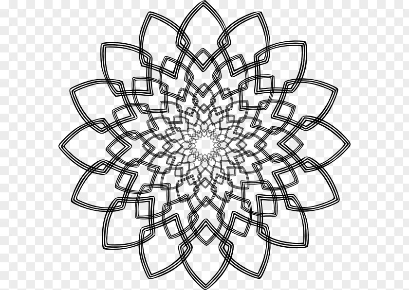 Rose Window Outline The Mindfulness Colouring Book: Anti-stress Art Therapy For Busy People Coloring Book Line Clip PNG