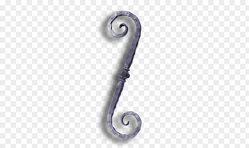 Scroll Bar Body Jewellery PNG