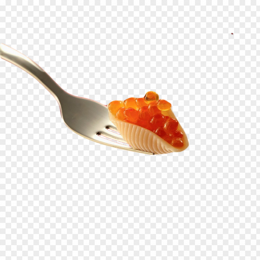 Spoon Caviar On Potato Chips French Fries PNG