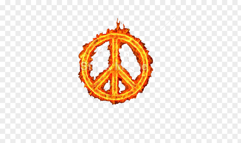 A Sign Of Peace Is Burning In Flames Symbols T-shirt Icon PNG