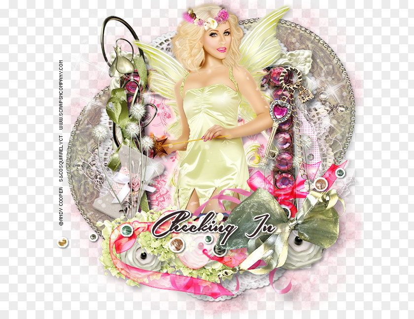 Beautiful Hello Spring Barbie PNG