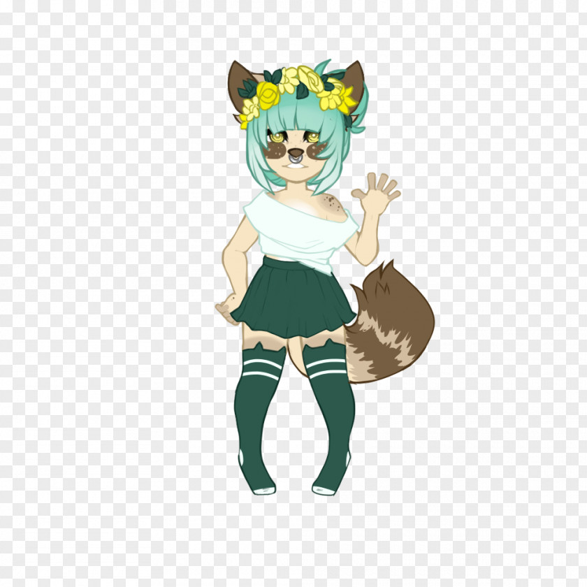 Cat Costume Cartoon Tail Character PNG