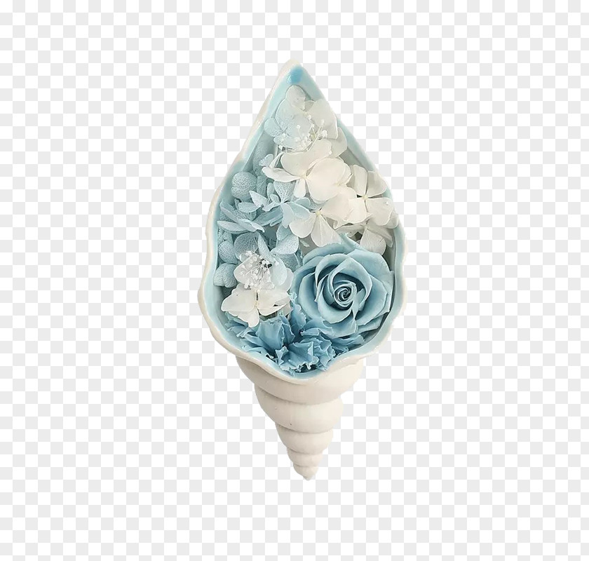 Conch Ceramic Gift Flower Preservation PNG