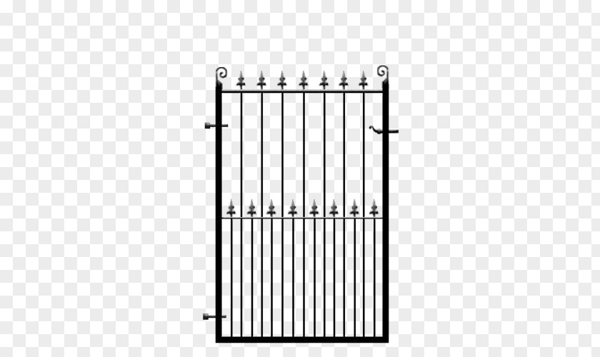 Gate Wrought Iron Fence Door PNG