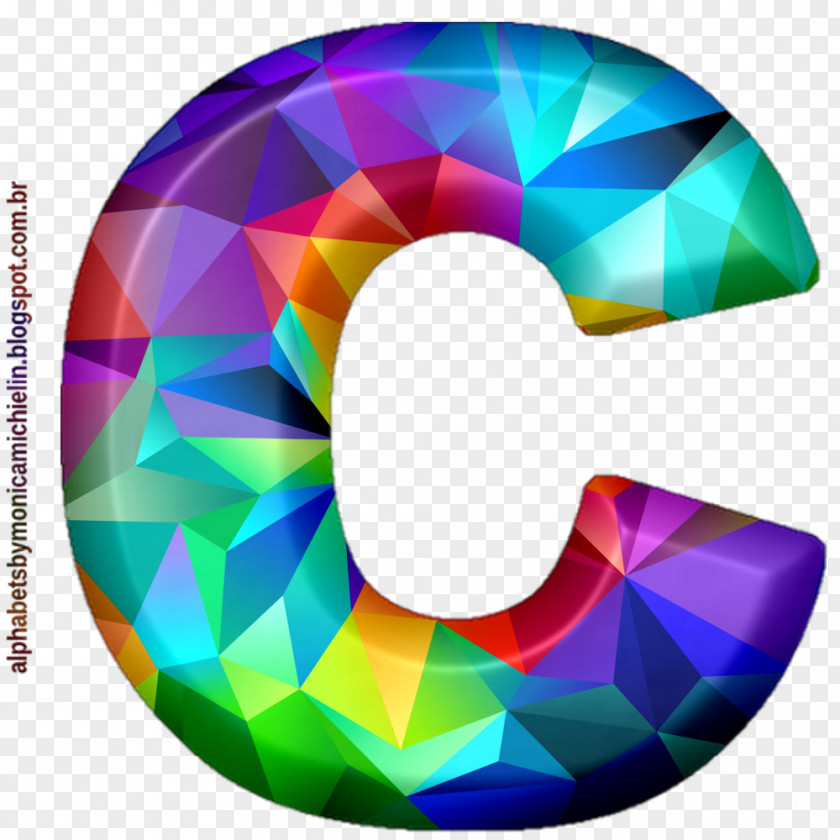 Geometric Circle Font PNG