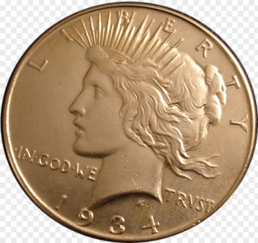 Coin Dollar Gold Bronze Medal PNG
