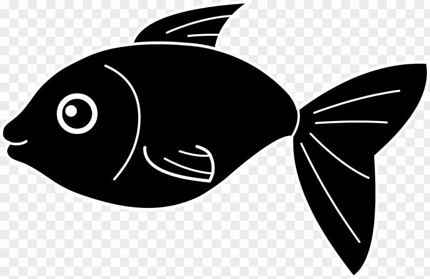 Fish Vector Art Silhouette Clip PNG