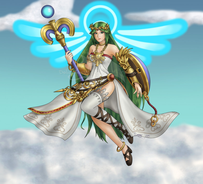 Goddess Palutena DeviantArt Character PNG