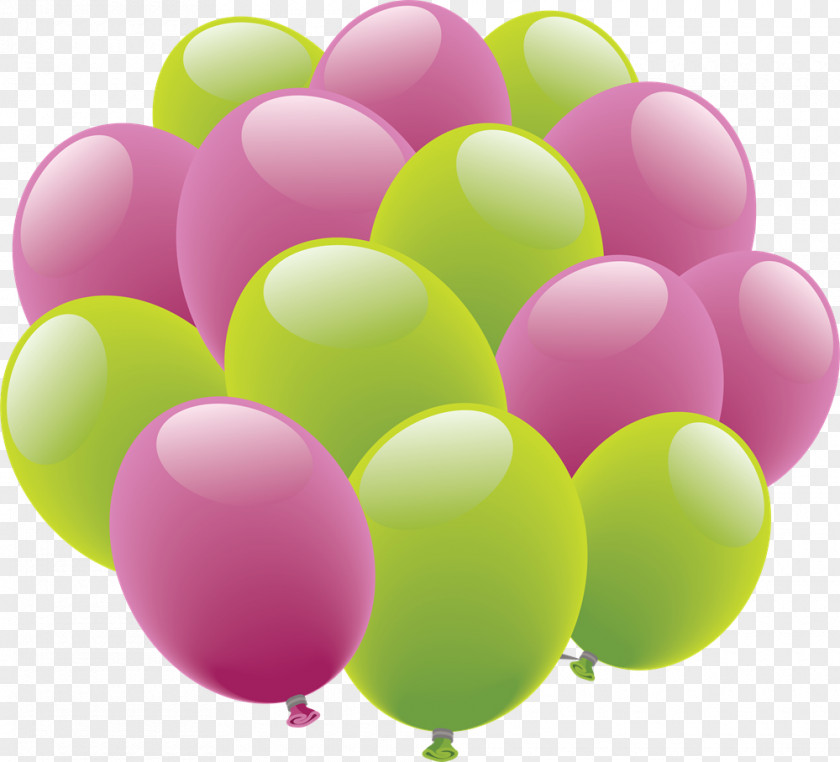 Birthday Balloon Party Clip Art PNG