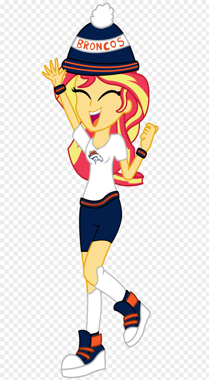 Denver Broncos Sunset Shimmer Super Bowl 50 Art PNG