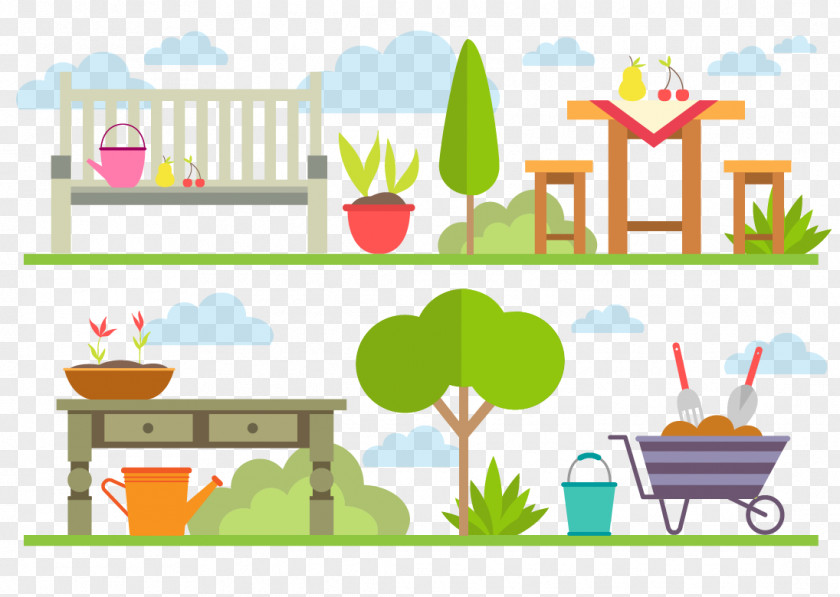 Gardening Vector Graphics Clip Art Bench PNG