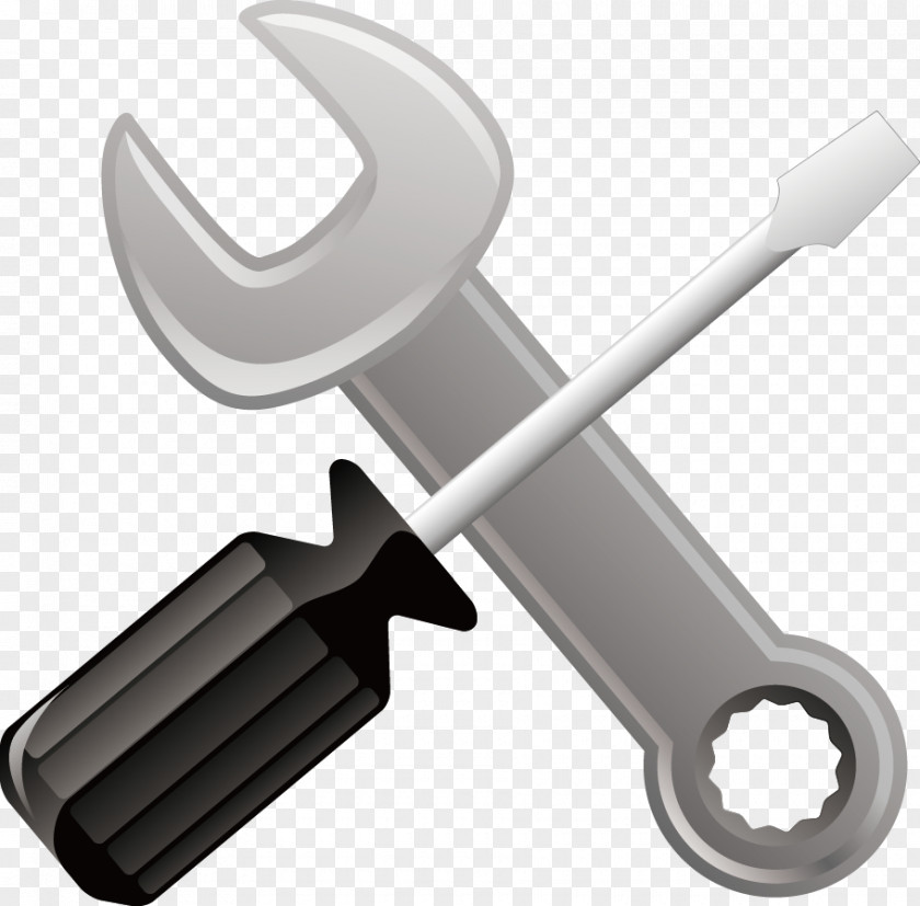 Gray Wrench Web Hosting Service Control Panel Icon PNG