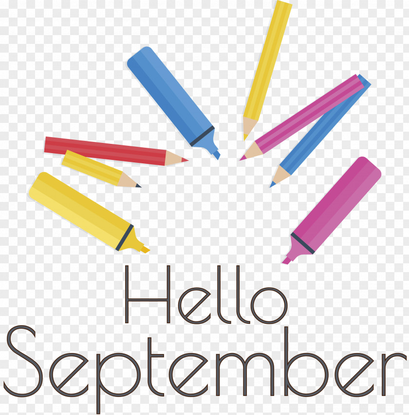 Hello September September PNG