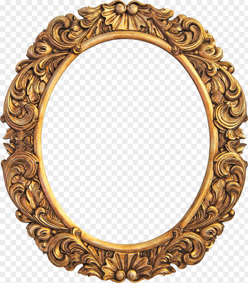 Mirror Picture Frames Gilding Stock Photography Decorative Arts Wall Decal PNG