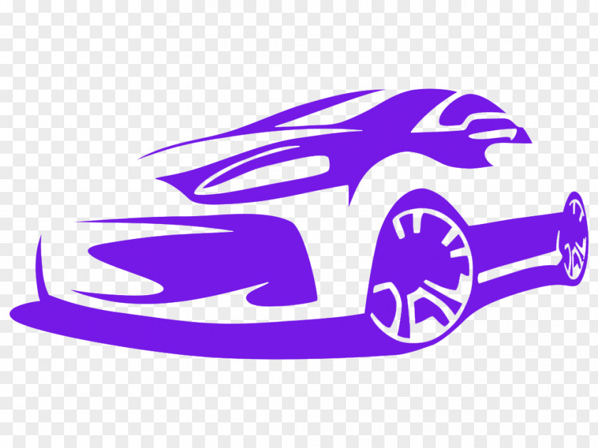 Purple Car HD Buckle Material Sports Tuning Silhouette PNG