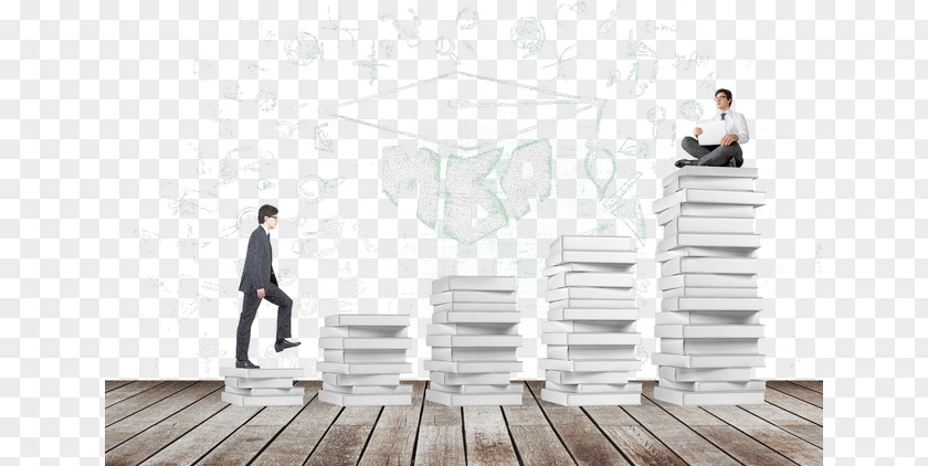 Books Piled Up Stairs Table Sitting Chair Photography PNG