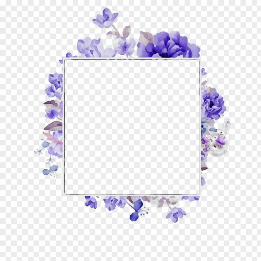 Cornales Morning Glory Floral Background Frame PNG