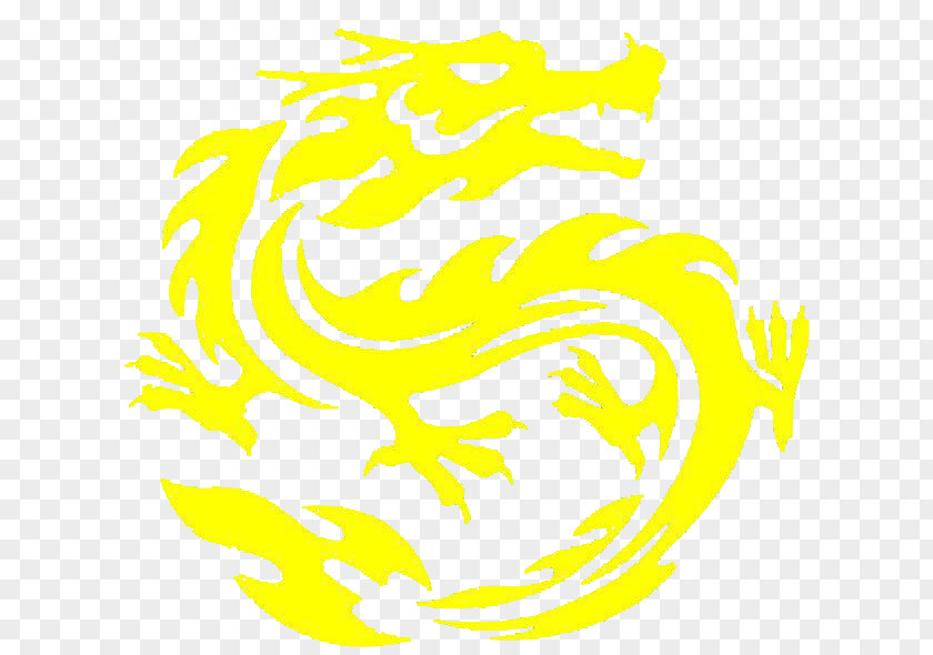 Dragon Yellow Area Clip Art PNG