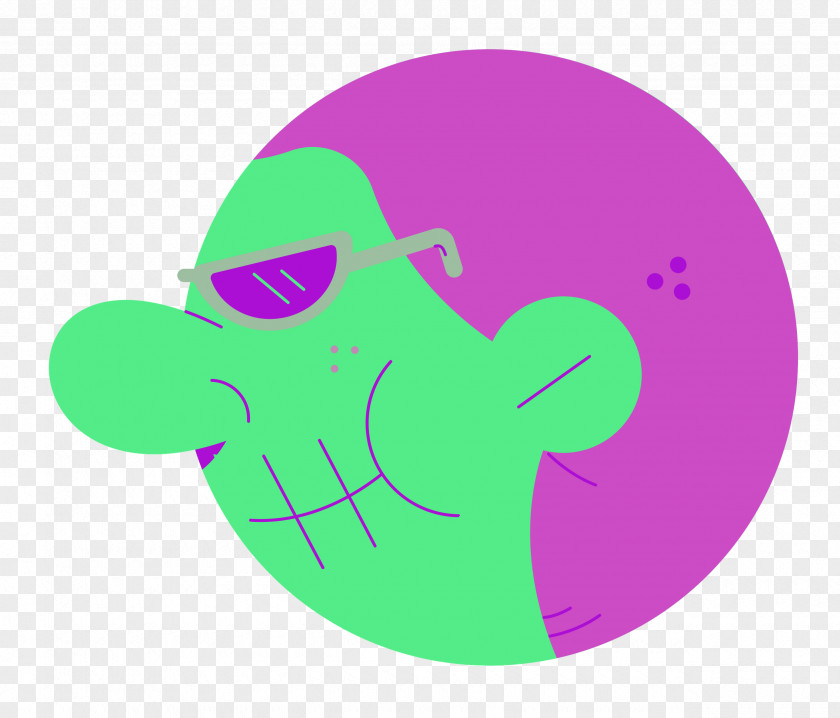 Lilac / M Lilac / M Cartoon Green Line PNG