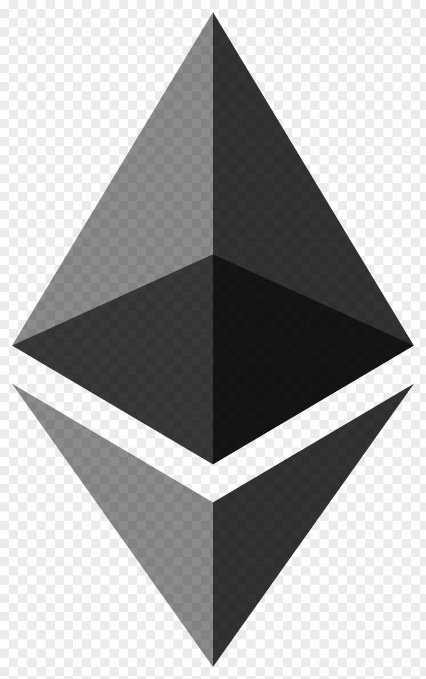 Logo Illustration Ethereum Blockchain Cryptocurrency PNG