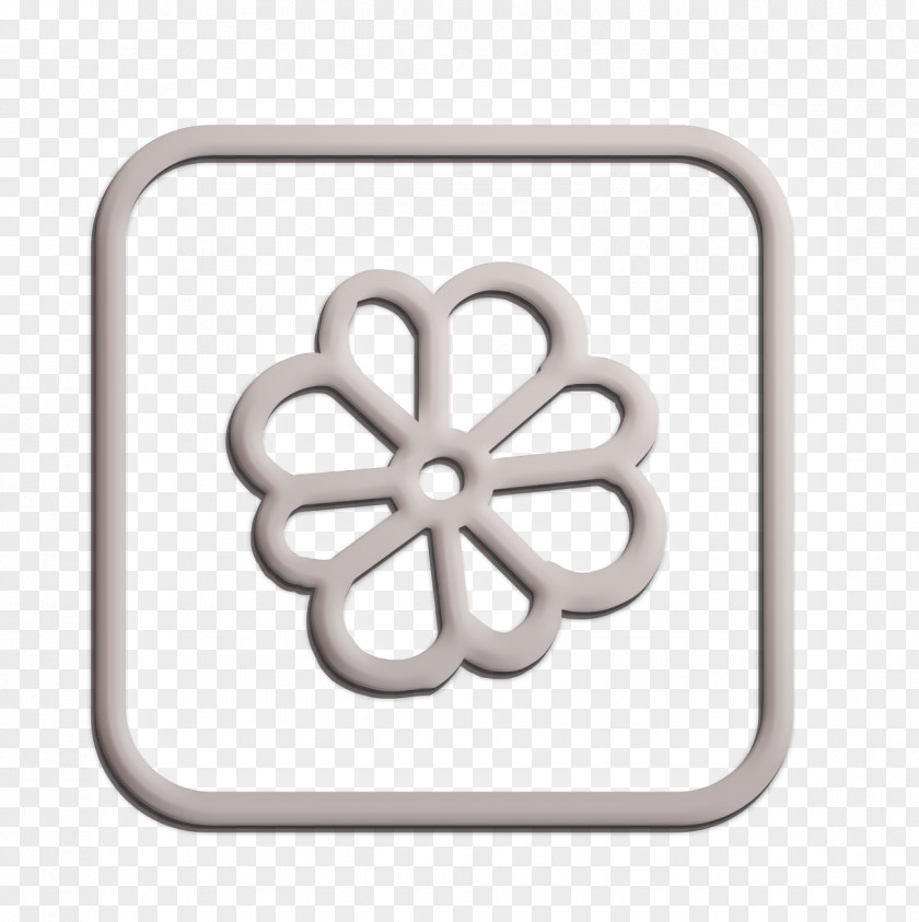 Silver Metal Icq Icon Media Network PNG