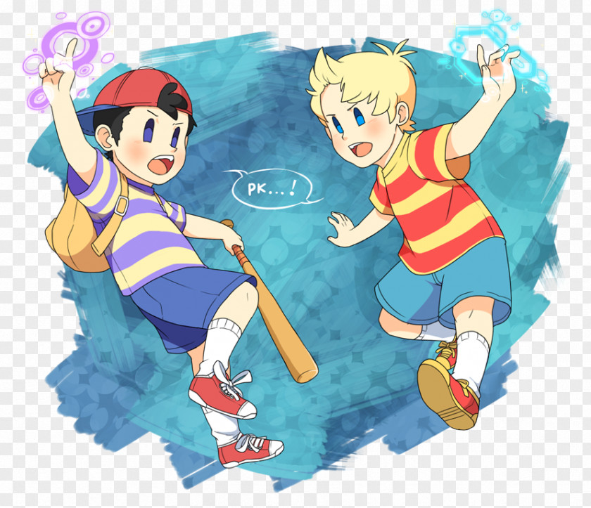 Fan EarthBound Super Smash Bros. Brawl Mother 3 Ness Lucas PNG