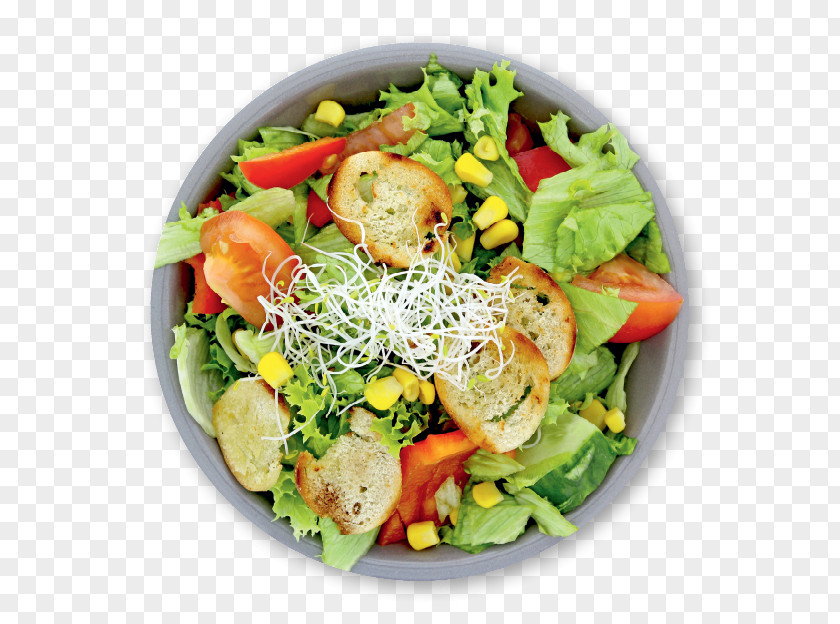 Garden Salad Caesar Fattoush Vegetarian Cuisine Leaf Vegetable Recipe PNG