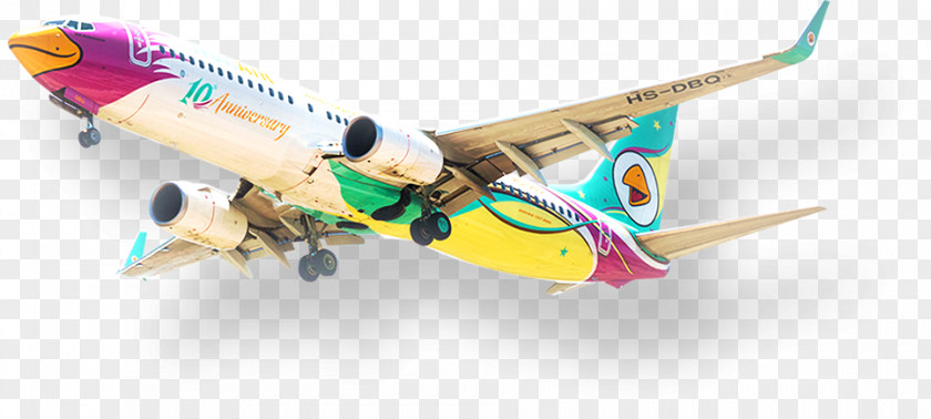 Identity Information Airplane Aircraft Airliner Nok Air PNG