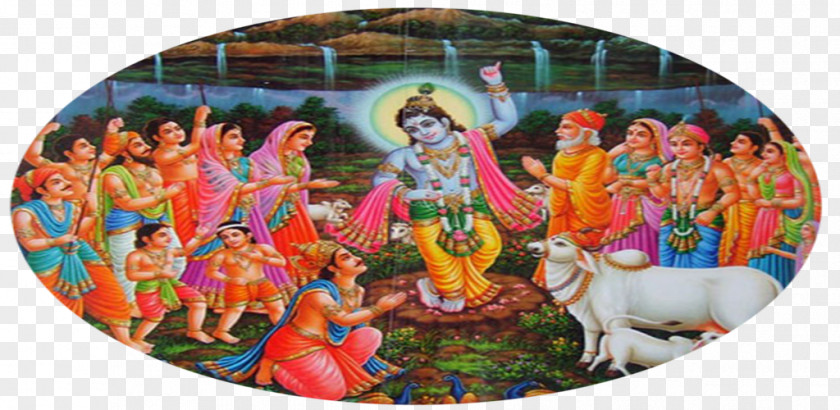 Puja Krishna Janmashtami Govardhan Hill Hanuman Vishnu Purana PNG