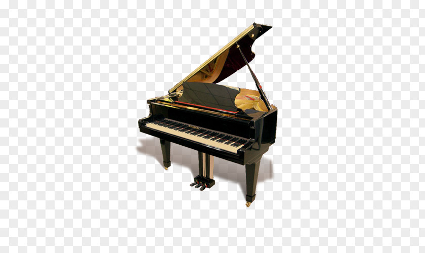 Black Piano Fortepiano Digital Electric Musical Keyboard PNG
