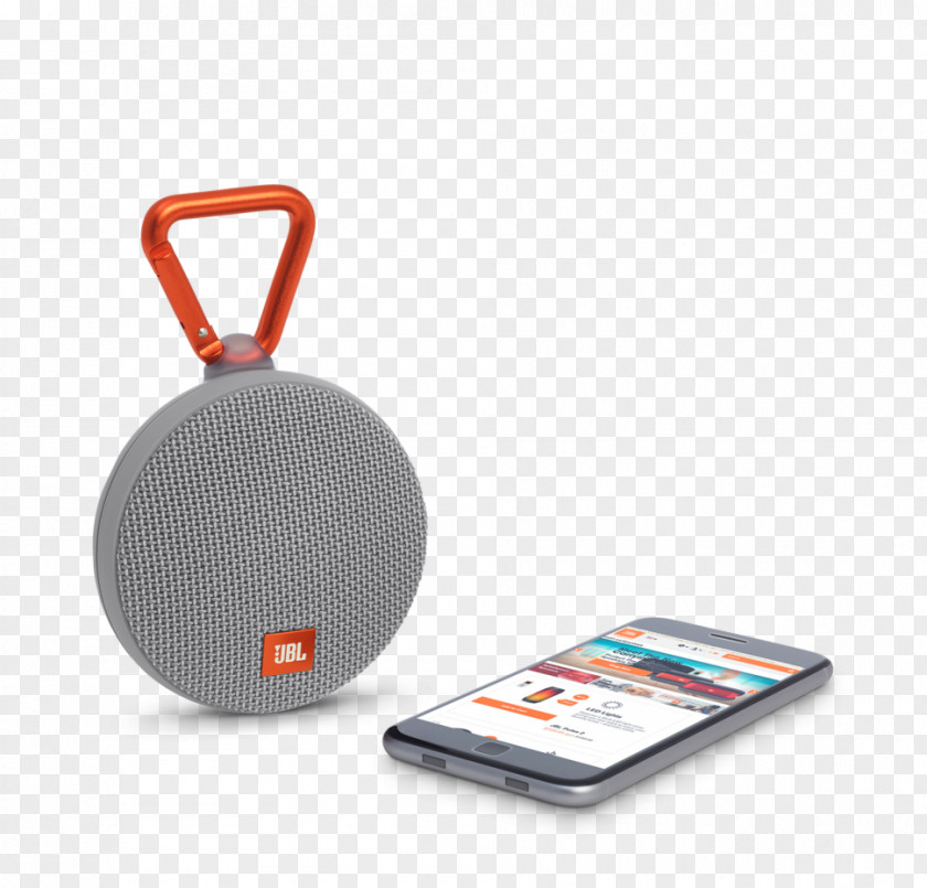 Bluetooth JBL Clip 2 Wireless Speaker Loudspeaker PNG