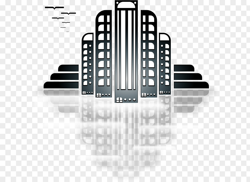 Building Empire State Art Deco Clip PNG