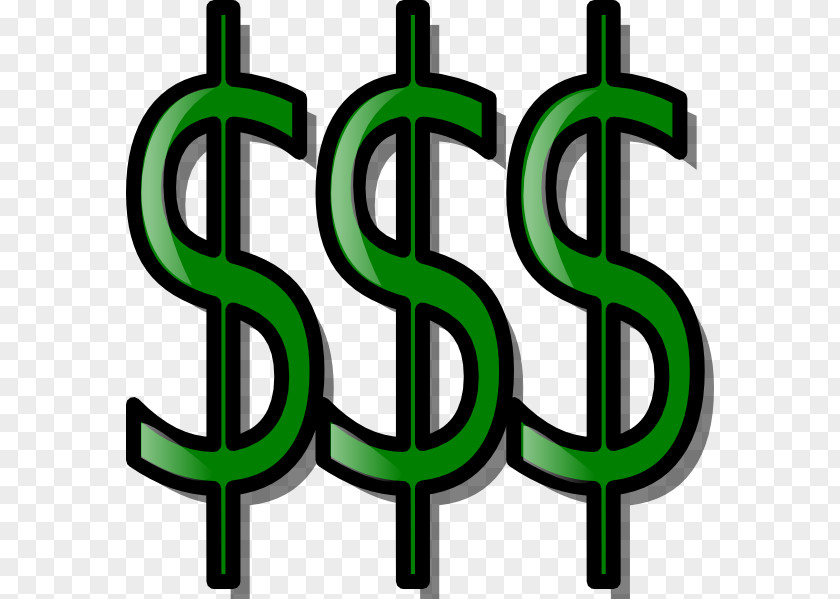Cartoon Stack Of Money Dollar Sign Currency Symbol Clip Art PNG