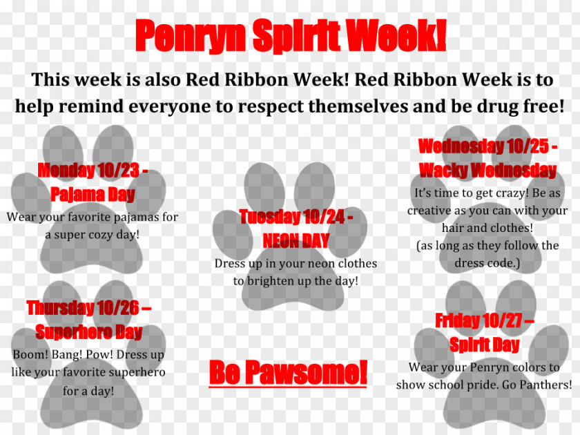 Fatherdaughter Dance Red Ribbon Week Spirit Days: “Pajama Day” Brand PNG