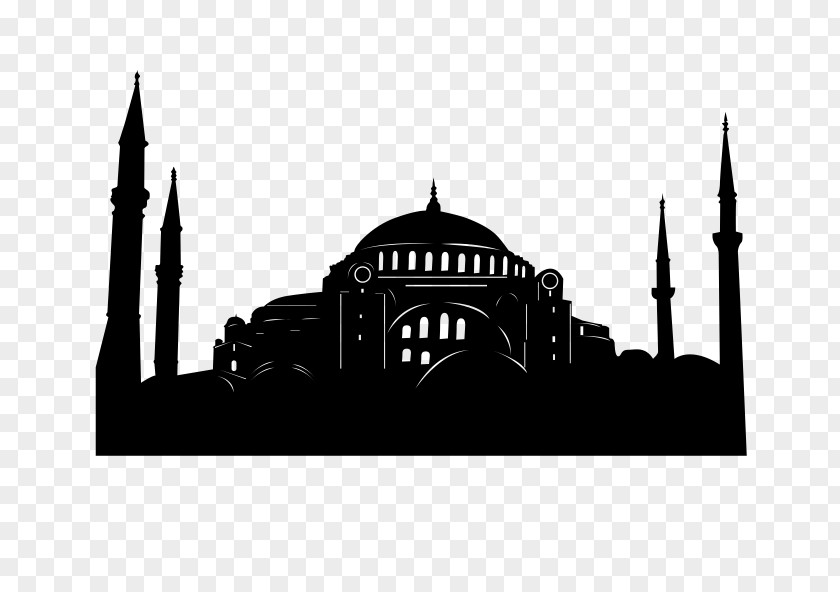 Mosque Drawing Silhouette Royalty-free PNG