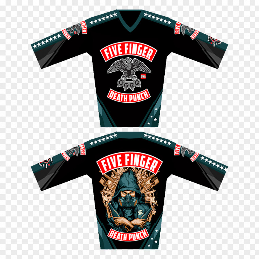 T-shirt Five Finger Death Punch Boots And Blood Jersey War Is The Answer PNG