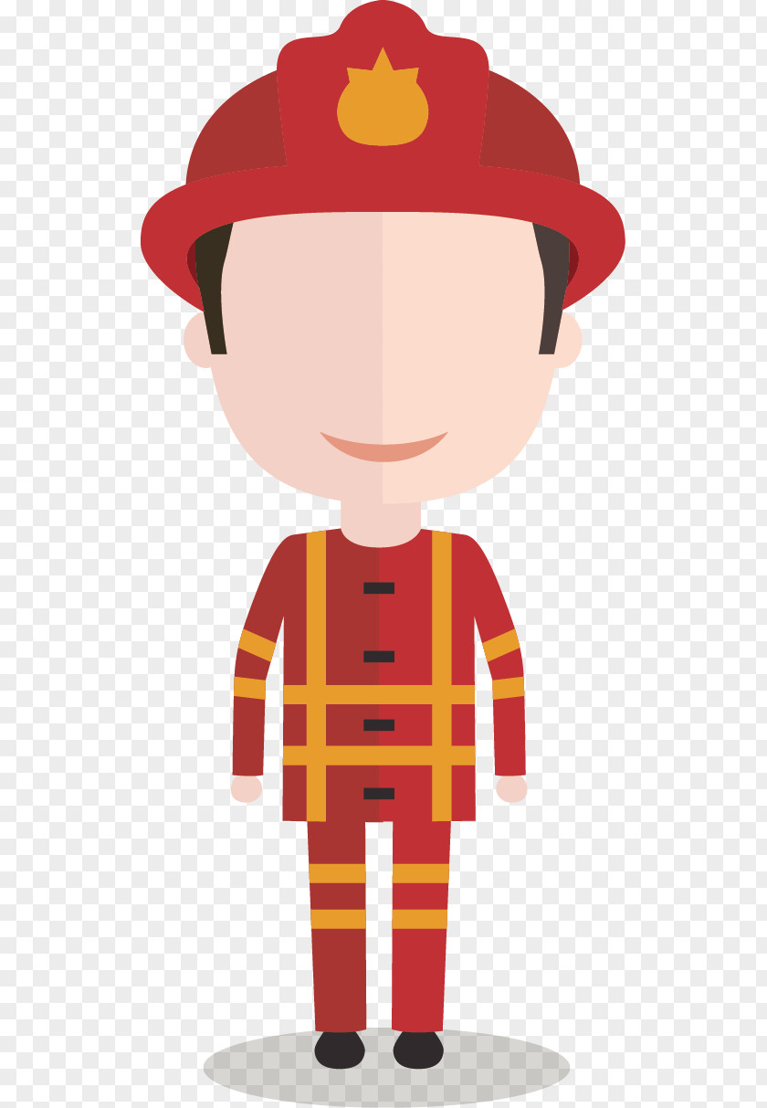 Boy With Red Hat Cartoon Flat Design PNG